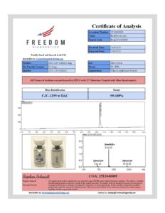 CJC-1295 w/ DAC - 5mg Vial (Research Use Only) - Image 2