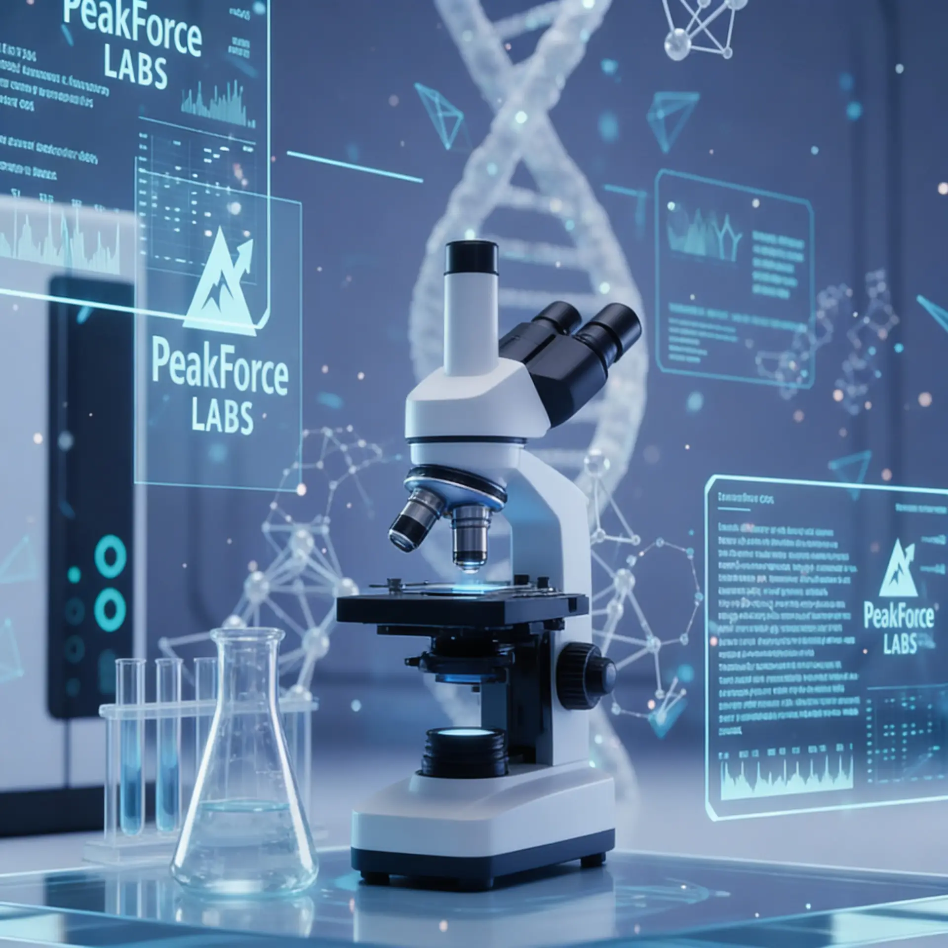 PeakForce Labs Microscope & Holographic Data
